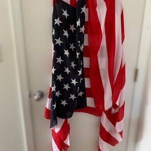 🇺🇸 American Flag Scarf/ Wrap 🇺🇸